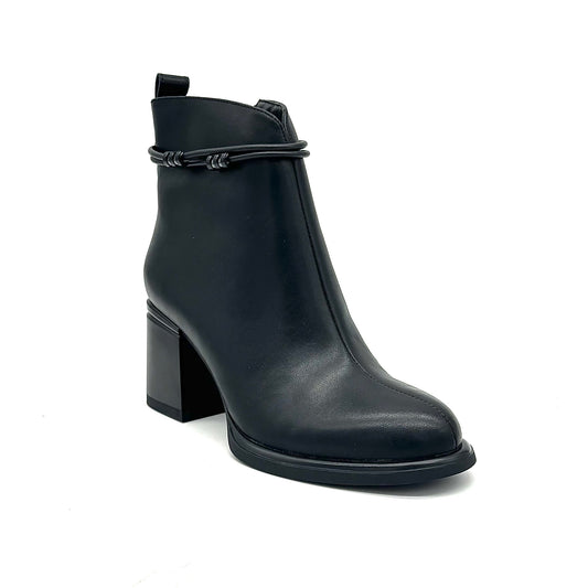 BONAVI 25-DME18-12 Block Heel Ankle Boot