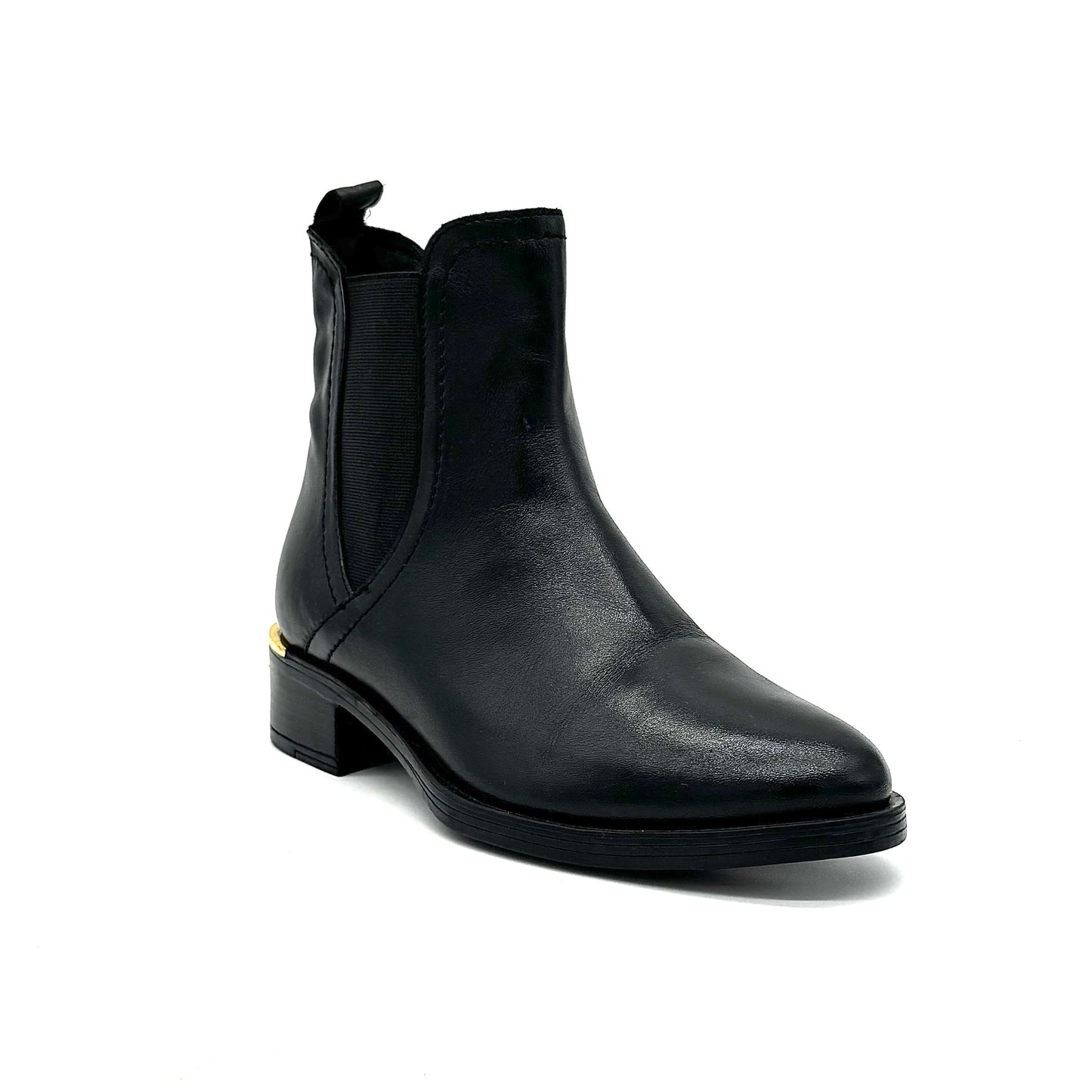 Lauren 2316 – Women’s Leather Chelsea Boot (Black)