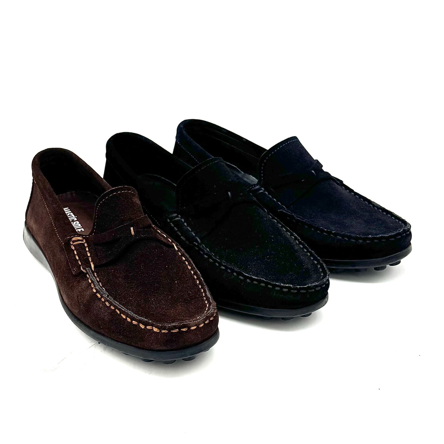 Mastic Sole 2575 – Men’s Classic Suede Driving Loafer