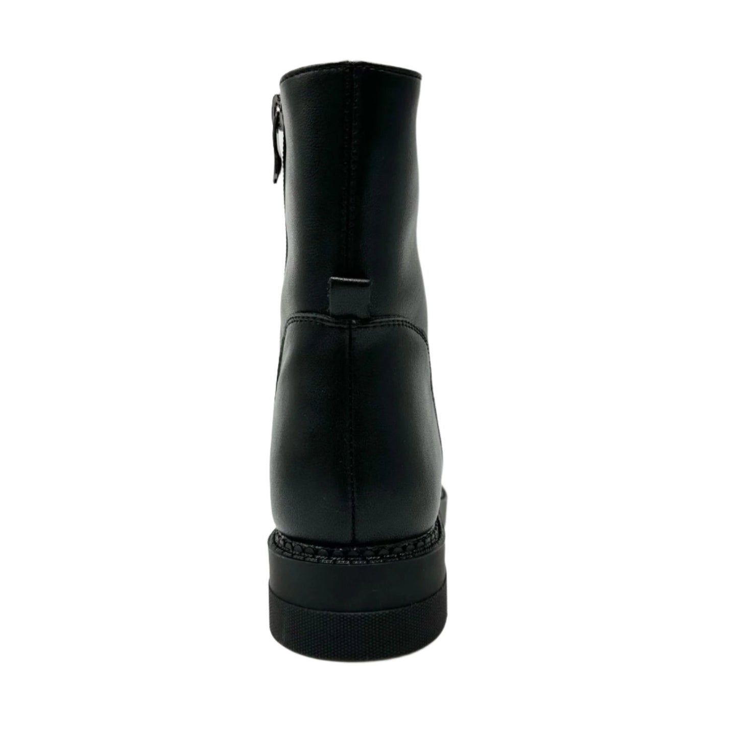 BONAVI 1W27-23 Zip Up Stone Ankle Boots