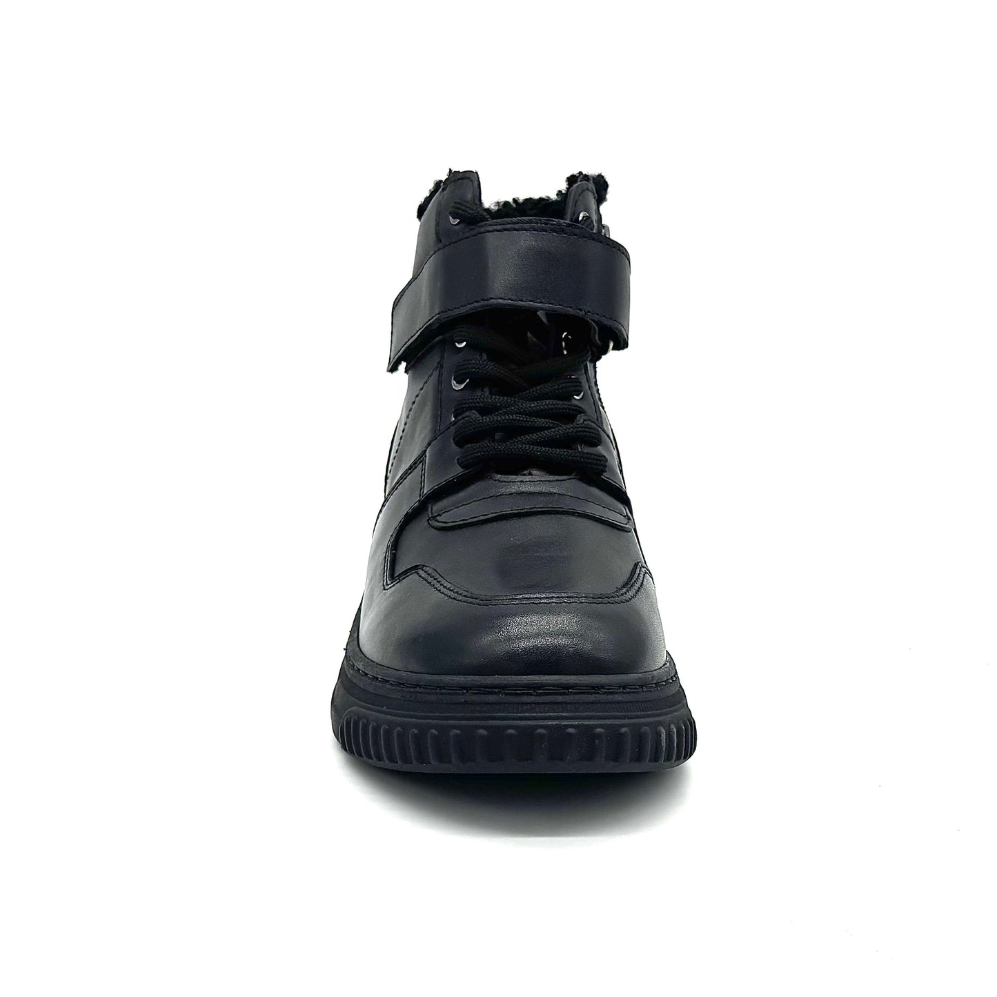 BONAVI 157-5024 Women’s Leather High-Top Sneakers