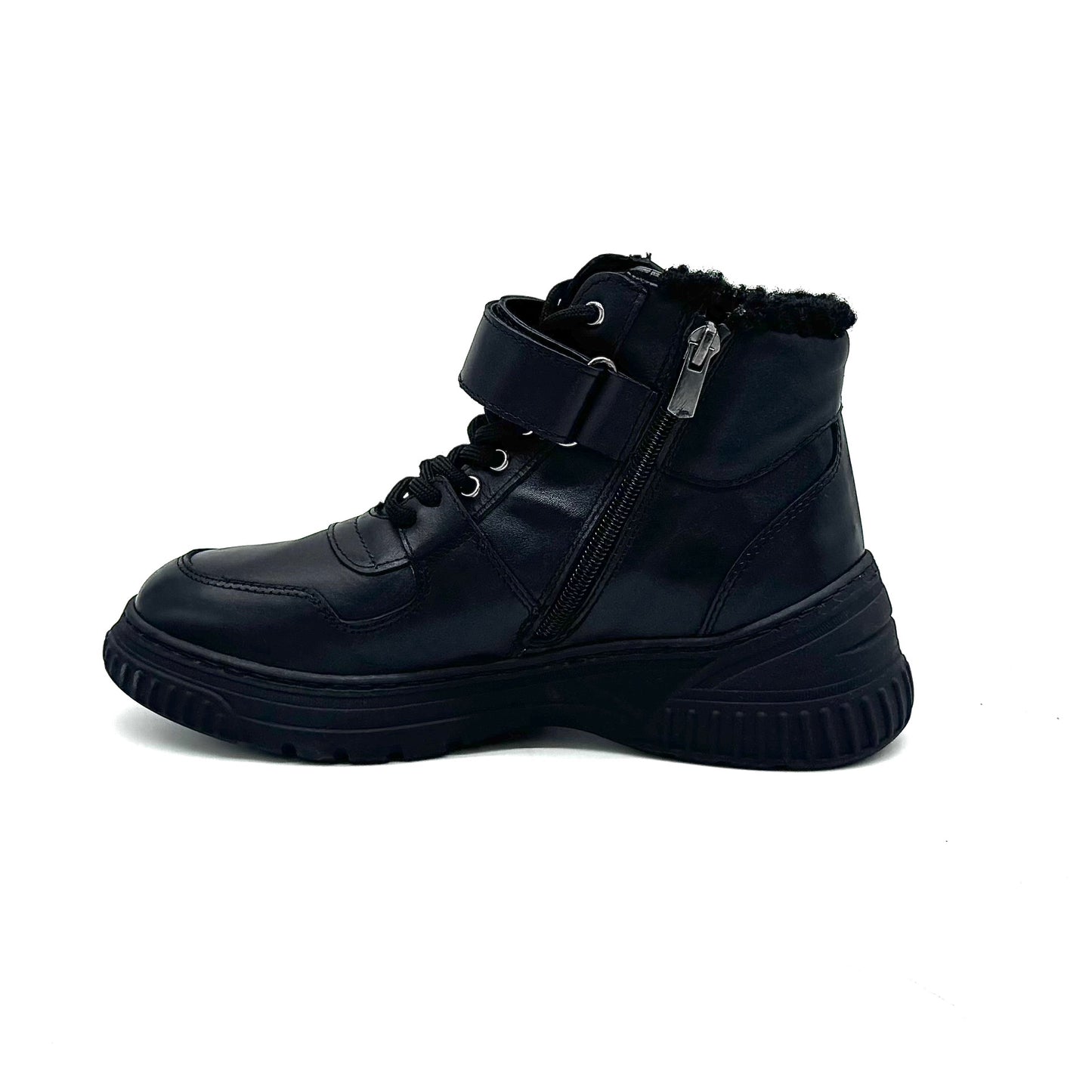 BONAVI 157-5024 Women’s Leather High-Top Sneakers