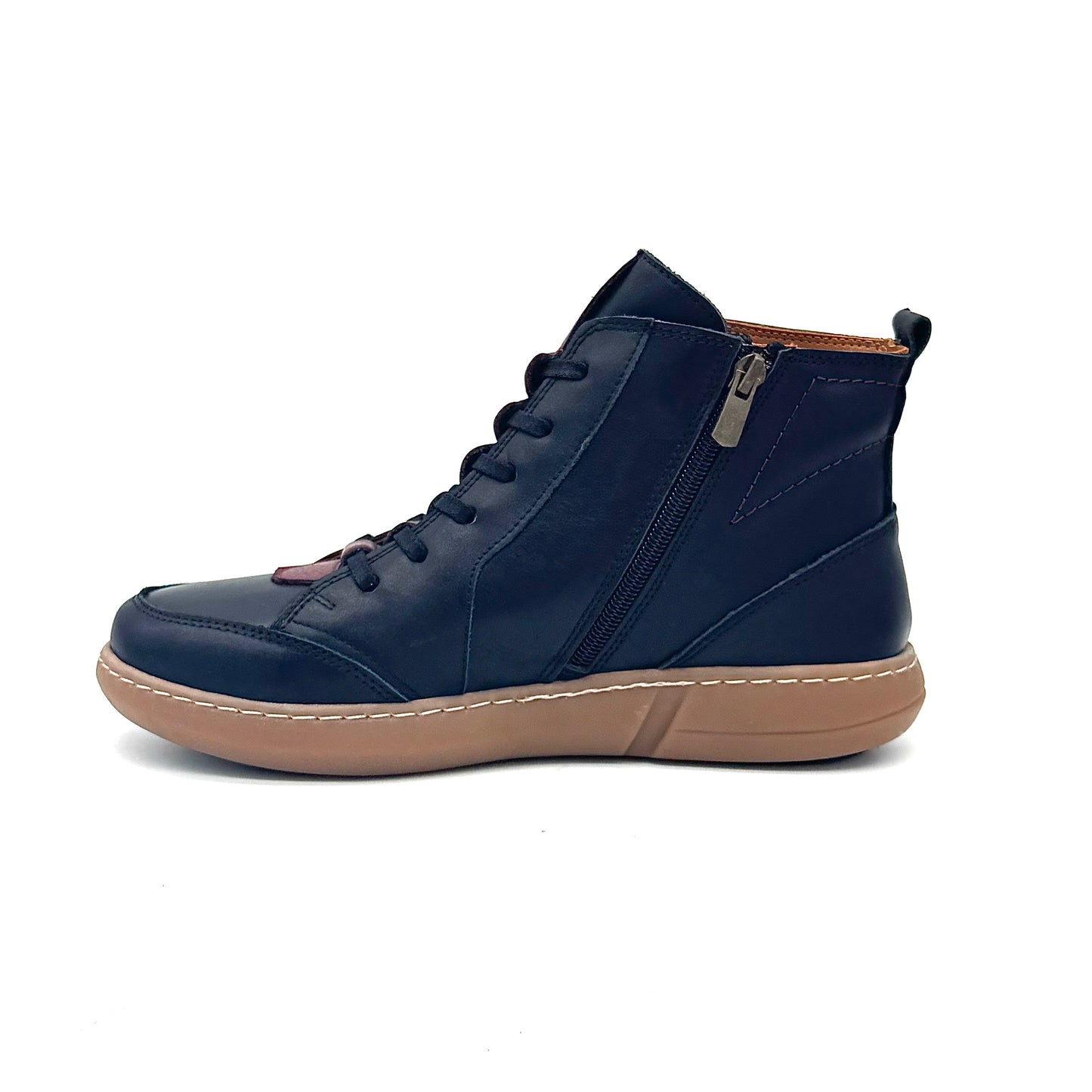 Bonavi 207-10-205 Women’s Leather High-Top Sneakers