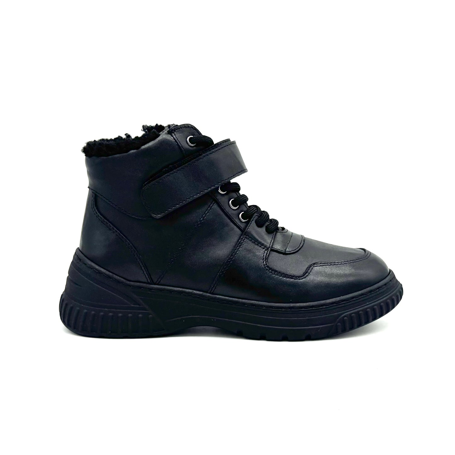 BONAVI 157-5024 Women’s Leather High-Top Sneakers