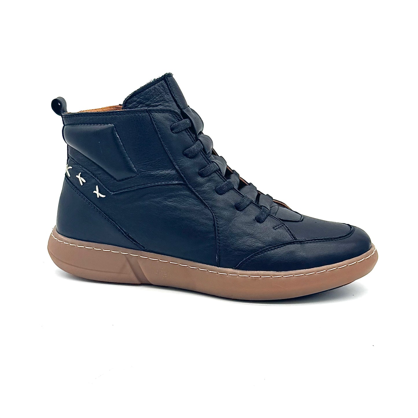 Bonavi 207-10-205 Women’s Leather High-Top Sneakers