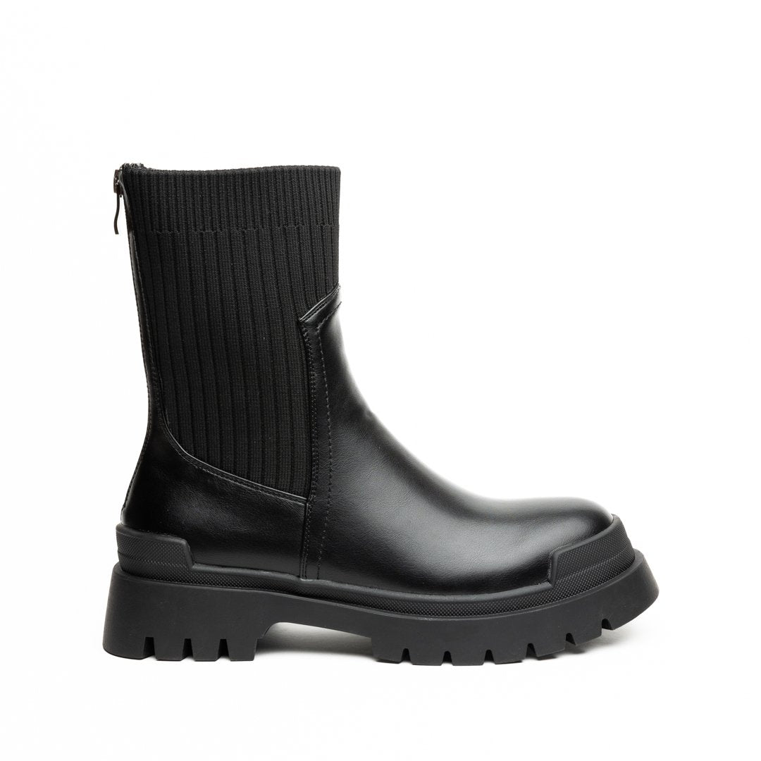 EXE T3653-M2587 Platform Ankle Boots