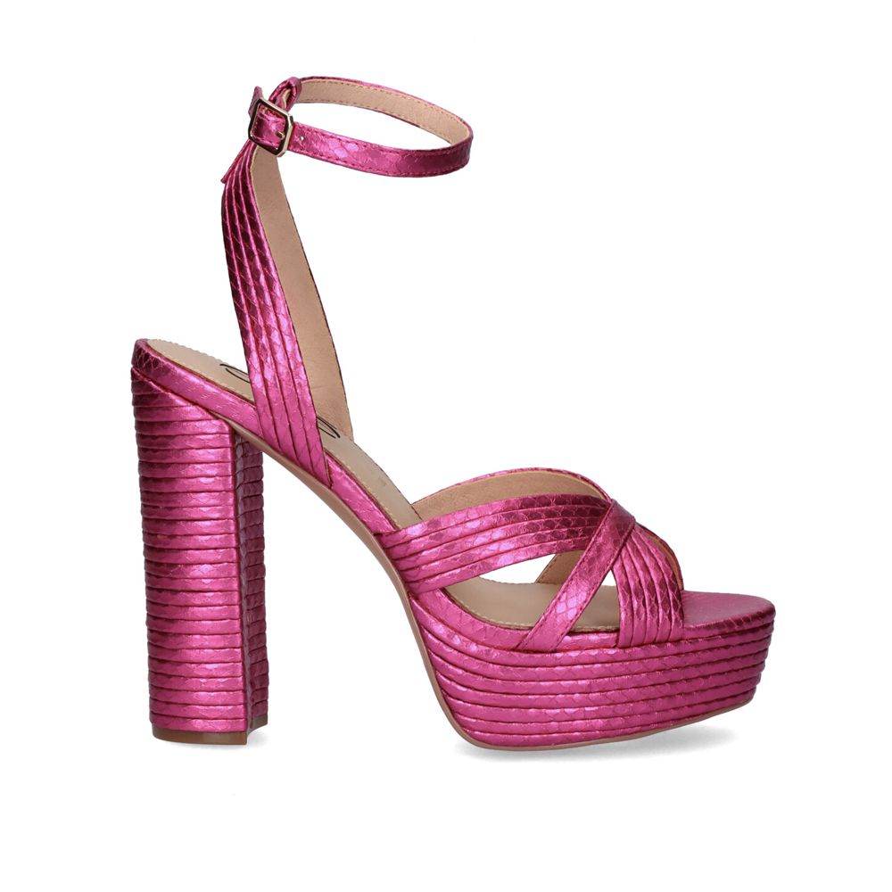 OPHELIA-832 Platform block Heel Snake