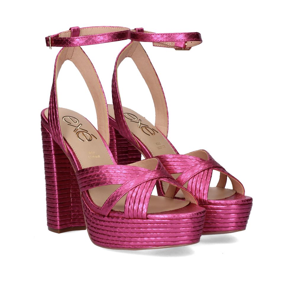 OPHELIA-832 Platform block Heel Snake