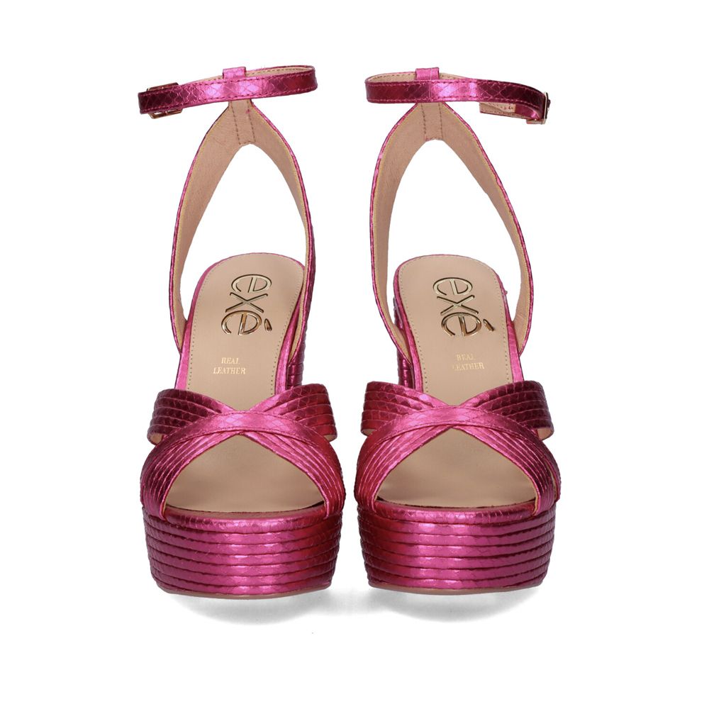 OPHELIA-832 Platform block Heel Snake