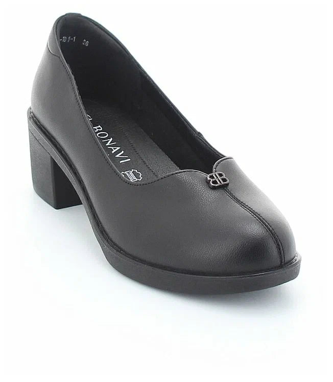 BONAVI 1R03-12 Block Heeled Shoes
