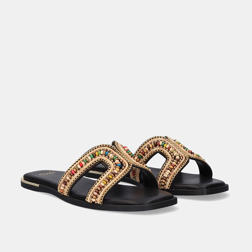 FLAT SANDAL EXE SABRINA-726 BLACK