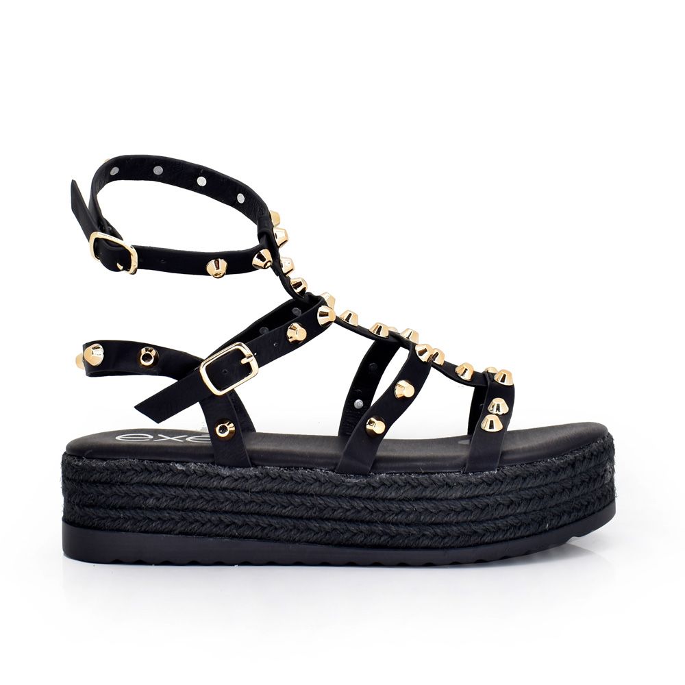 EXE 18093-E9 Platform Strapped Sandals
