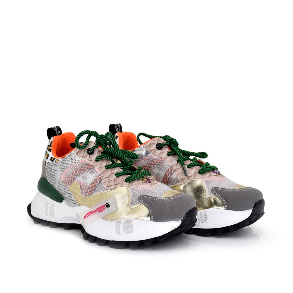 EXE 19V03-6 Multi Pattern Sneaker