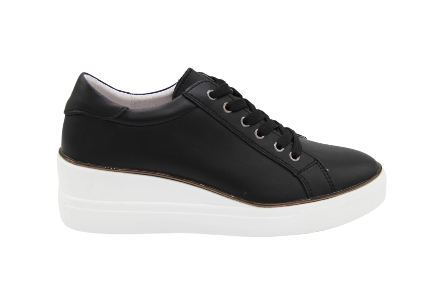 BONAVI 92FC16 Lace Up Leather Sneaker