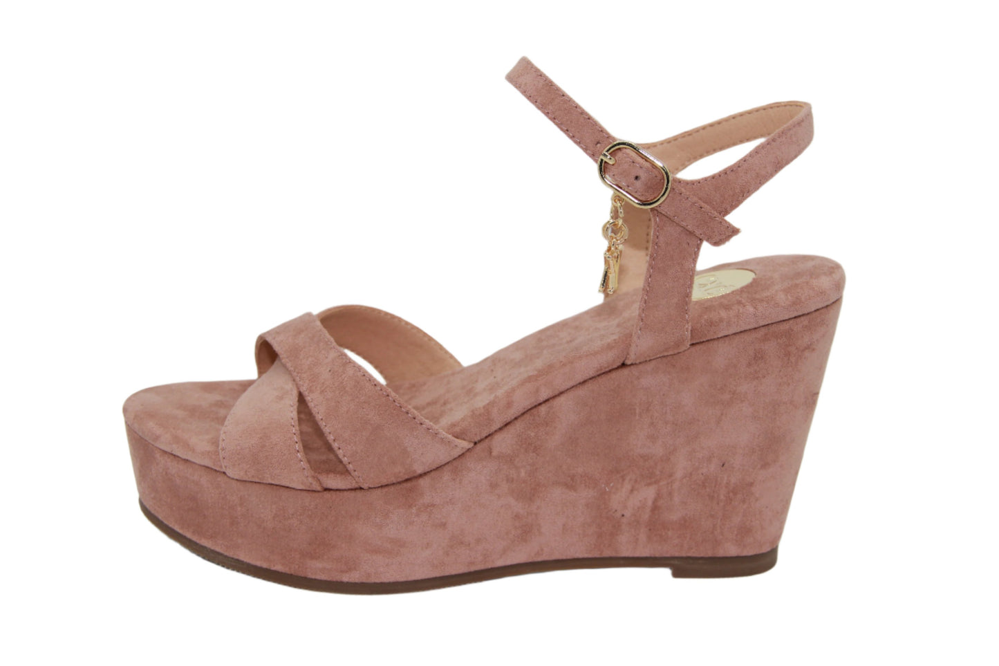 EXE VALERIA-820 Pink Wedge Sandal