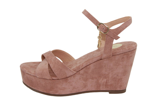 EXE VALERIA-820 Pink Wedge Sandal
