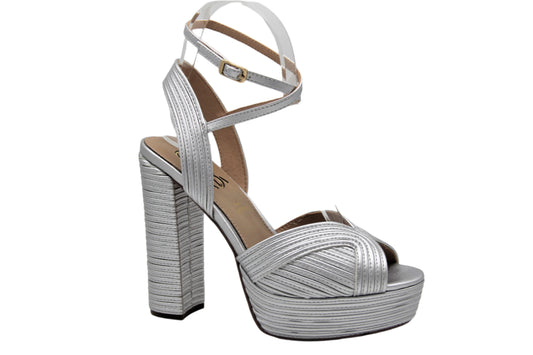 OPHELIA-301 Silver High Heel Sandal
