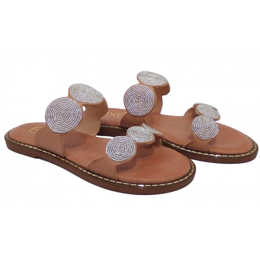 EXE ALLISON 112 NUDE FLAT SANDAL