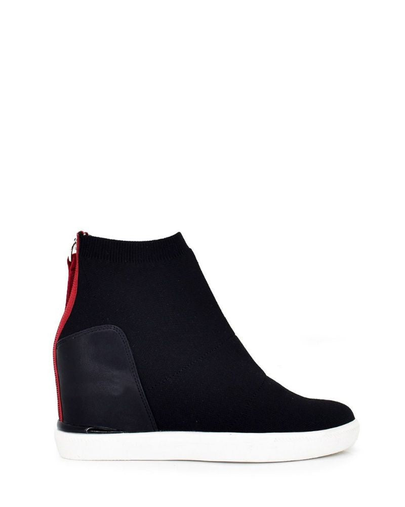 EXE REGINA-244 Stretch Zip Platform Sneakers