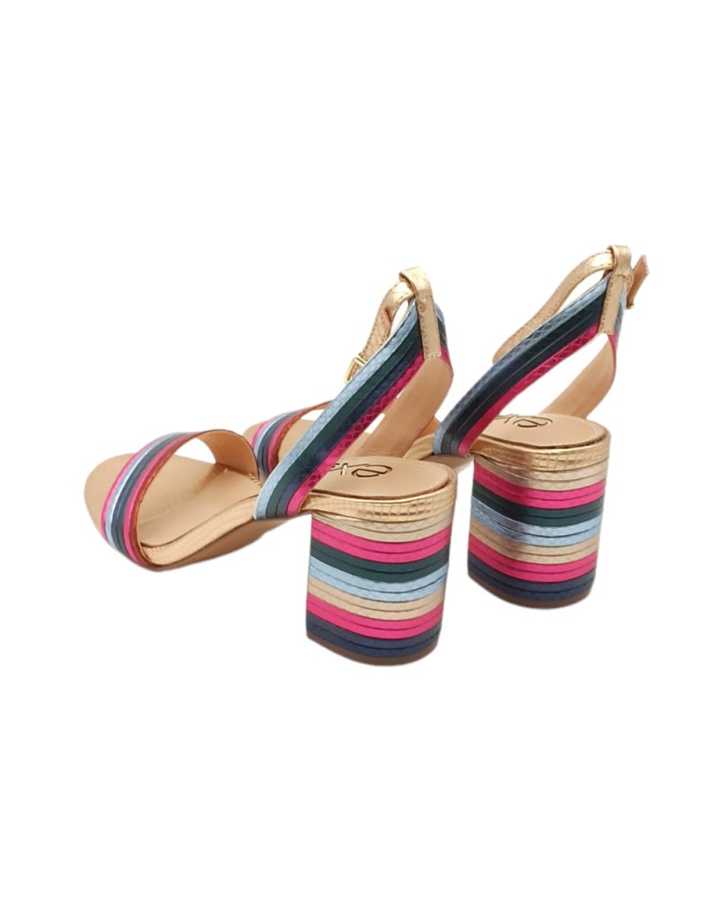 EXE 477 ADELLE BLOCK HEEL SANDAL