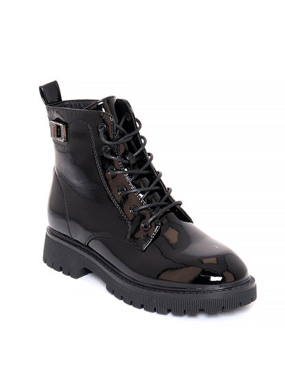 BONAVI 32W7-9 Laced Zip Ankle Boots