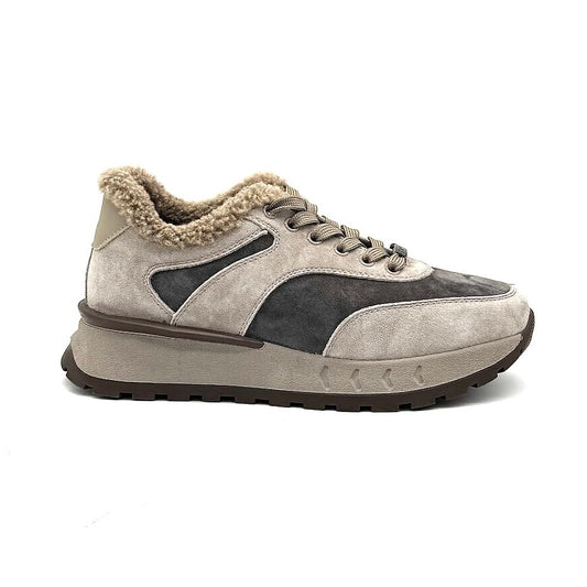 Bonavi 25-ZBY5-12 Fur-Lined Sneaker