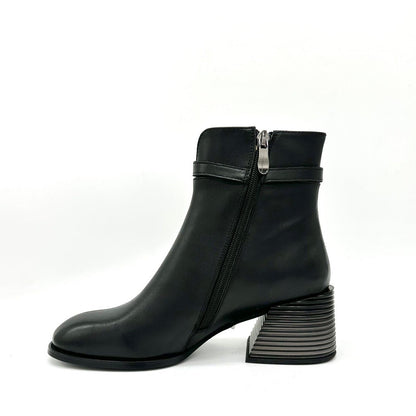 12C26-74 Block heeled Ankle Boots