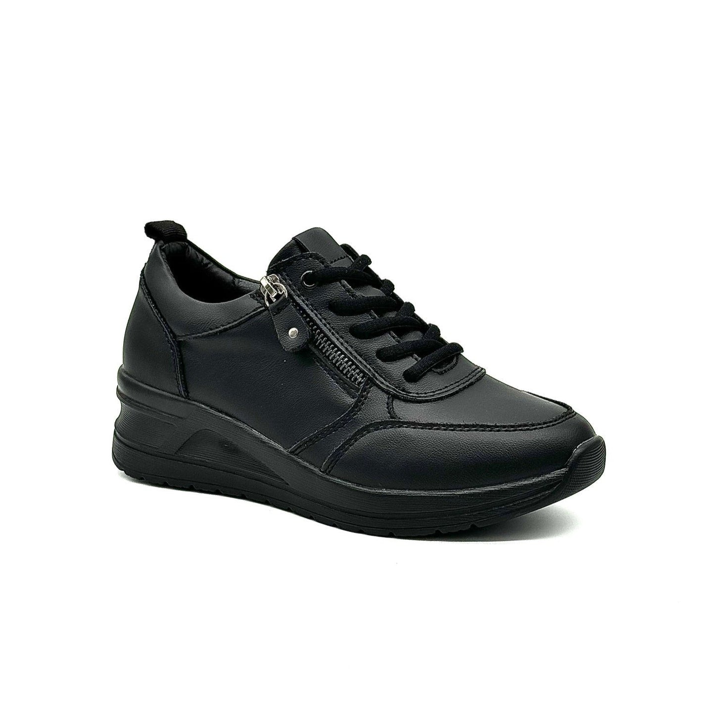 41-KZY5-4 Leather Sneakers