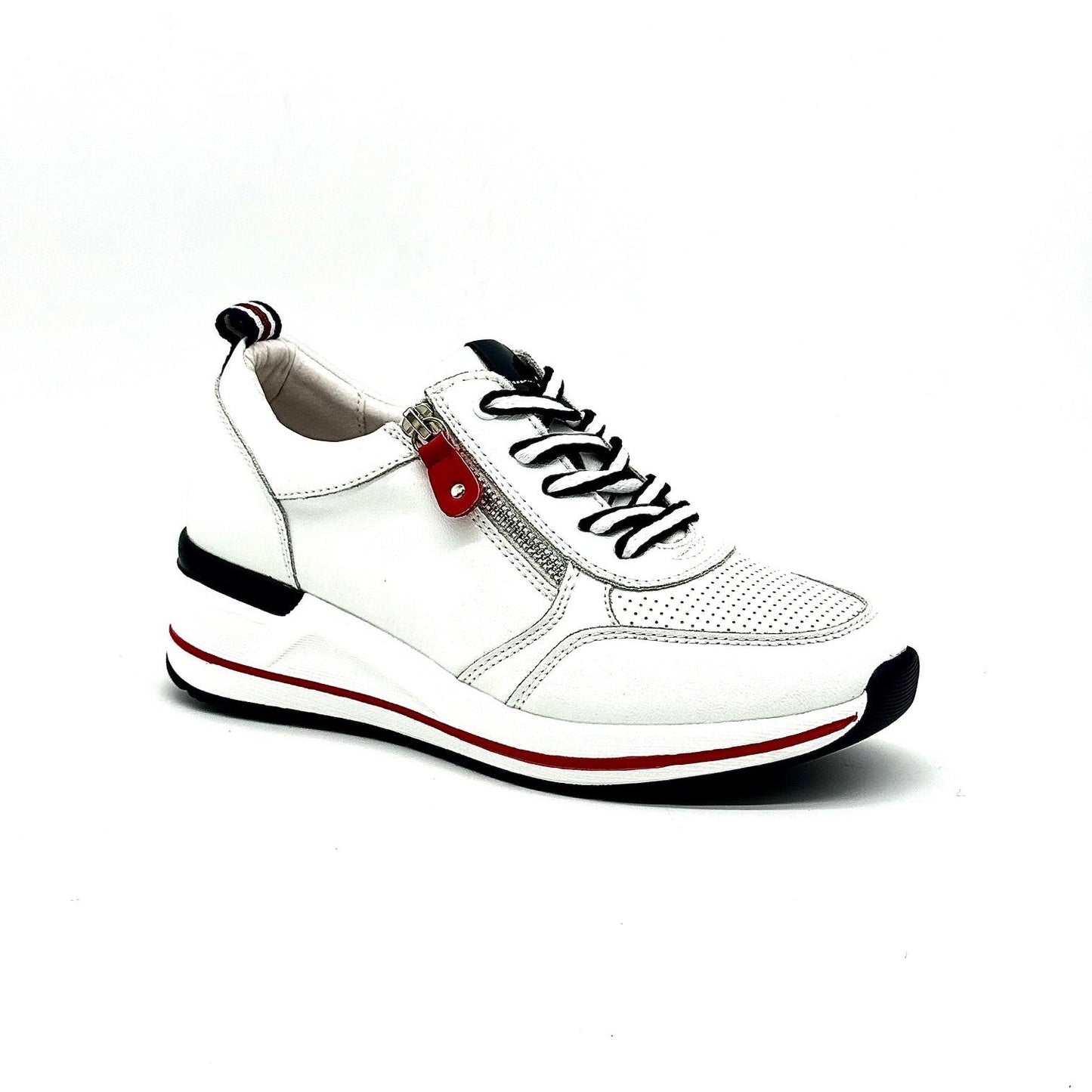 41-KZY5-4 Leather Sneakers