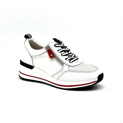 41-KZY5-4 Leather Sneakers