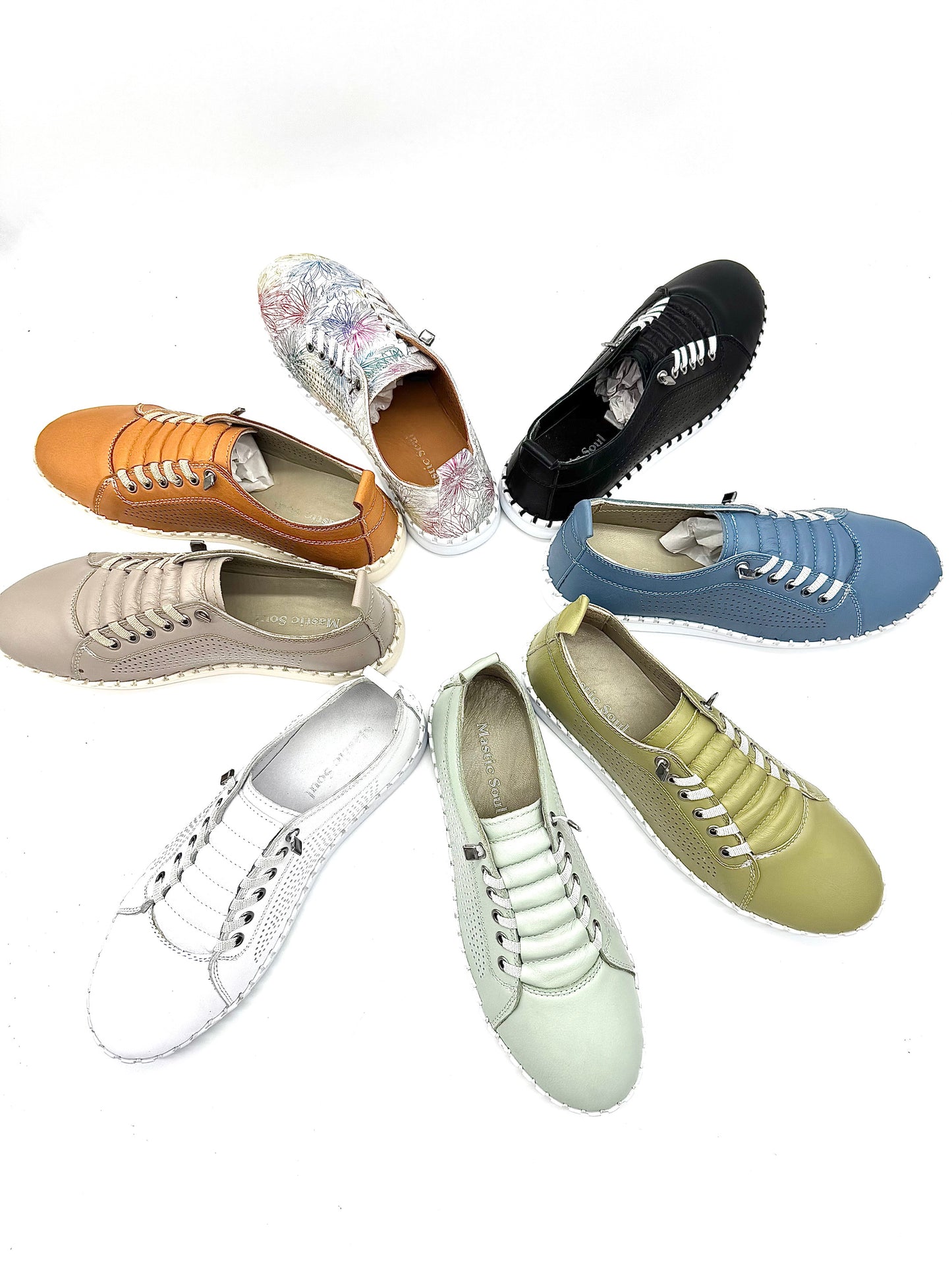 MASTIC SOUL 6019B Leather Sneaker Shoe