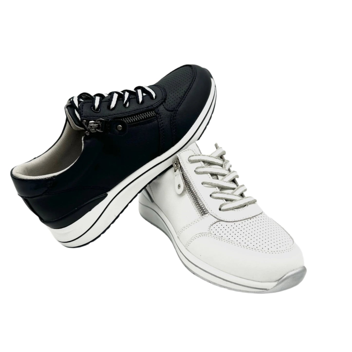 41-KZY5-7 Leather Comfort Sneaker