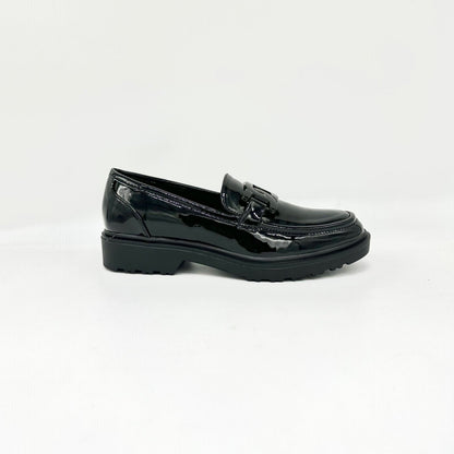 EXE 20-5055 Patent Buckle Loafers