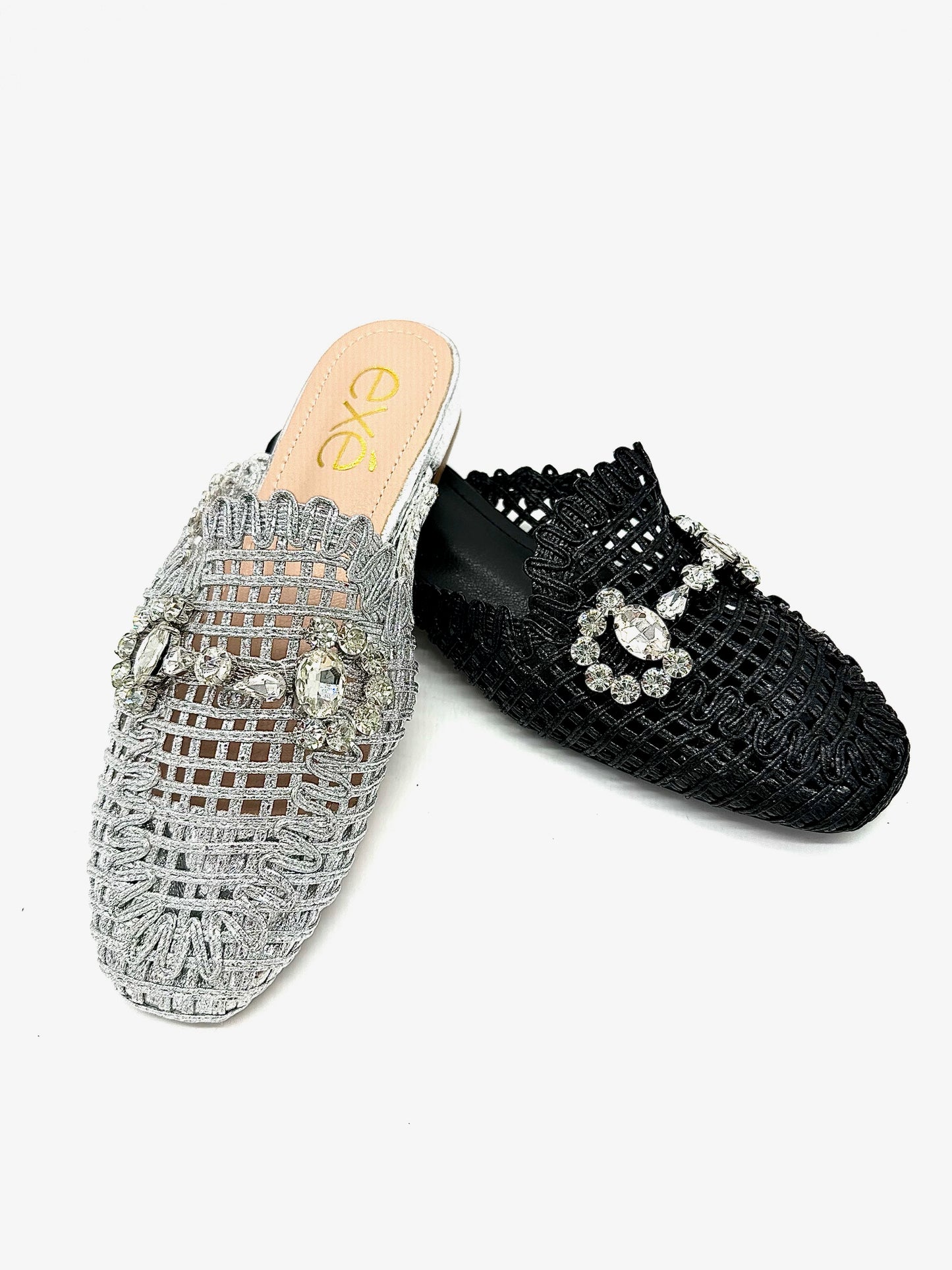 23008-A1 Elegant Bedazzled Slides