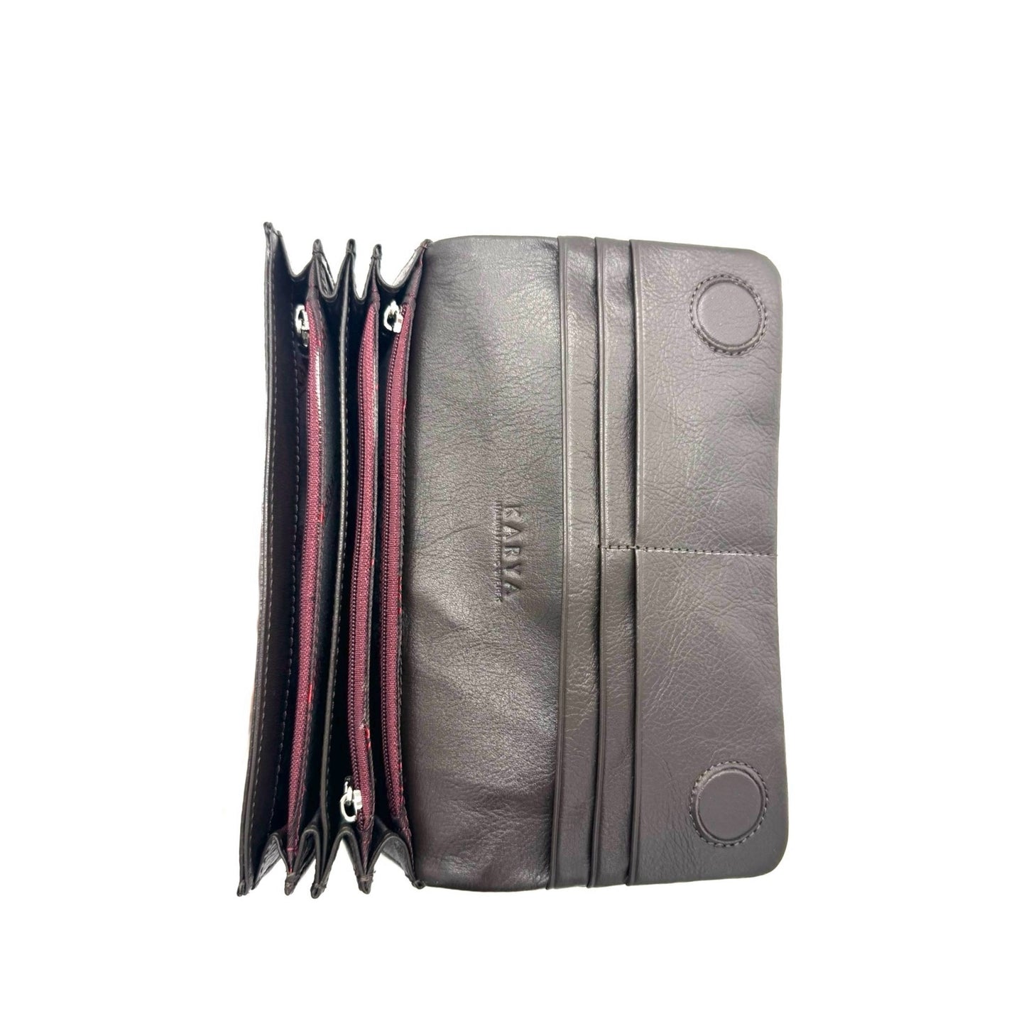 KARYA Lara Genuine Leather Continental Wallet