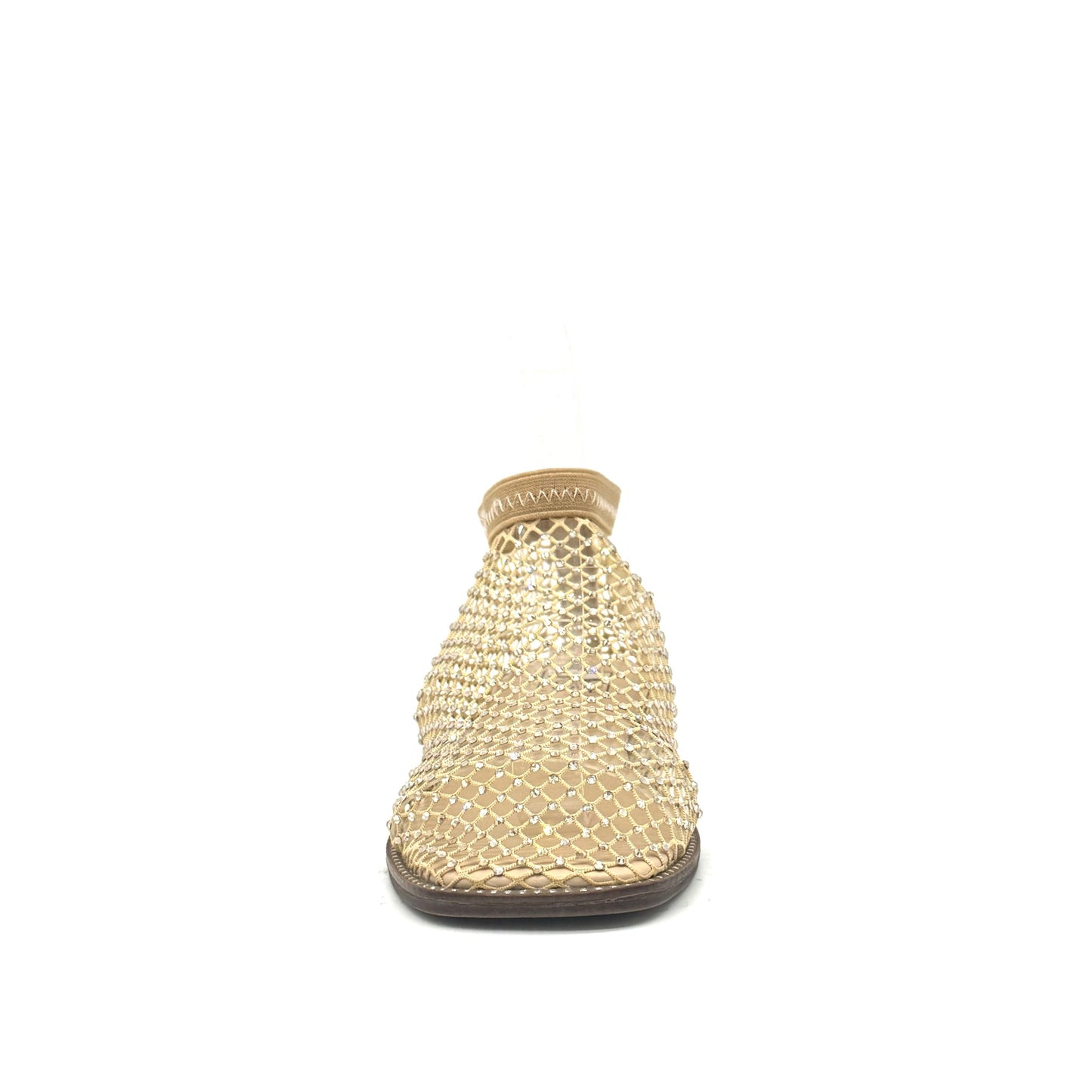 Mastic Soul Sable Rhinestone Mesh Ankle Bootie