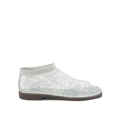 Mastic Soul Sable Rhinestone Mesh Ankle Bootie