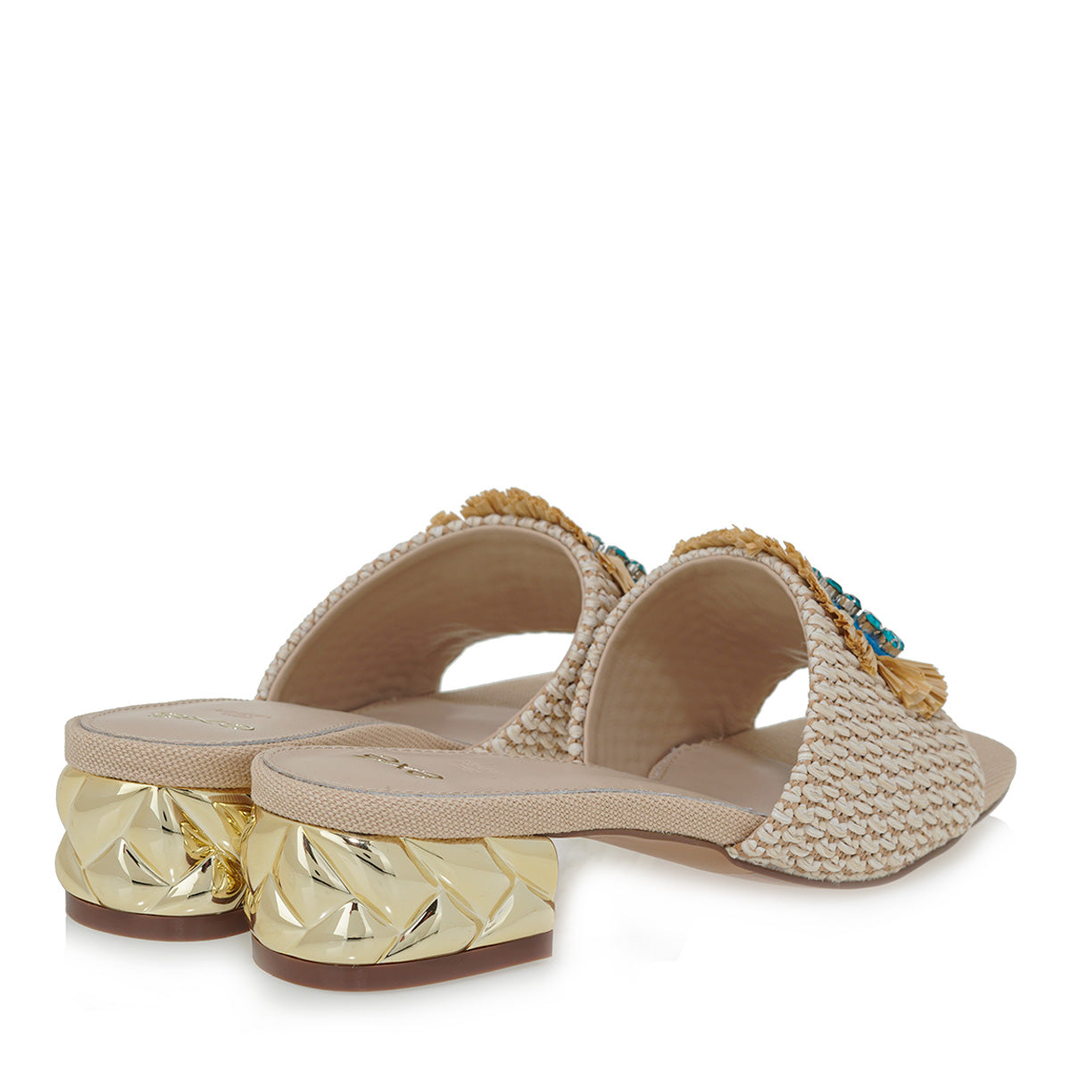 EXE KATY-424 RAFFIA EVIL EYE  SANDAL