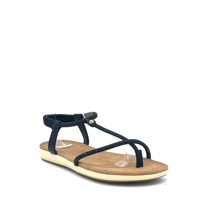 Mastic Soul Viva Rhinestone Strappy Flat Sandal