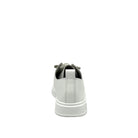 BONAVI Paros white leather sneakers for women with clean lace-up design and flexible sole