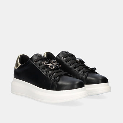 RENATO GARINI BLACK BUTTERFLY SNEAKER