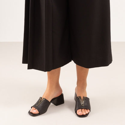 EXE CARMEN-160 BLACK SANDAL