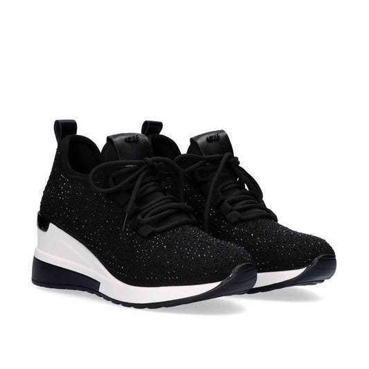 Renato Garini – EX13 Knit Platform Sneaker (Black)