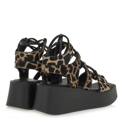 EXE 833 Platform gladiator sandal