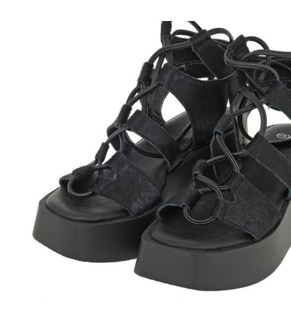 EXE 833 Platform gladiator sandal