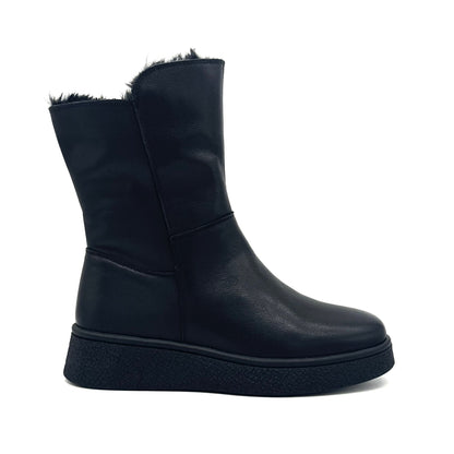 Bonavi 25-ZBU2-5 Black Leather Boot