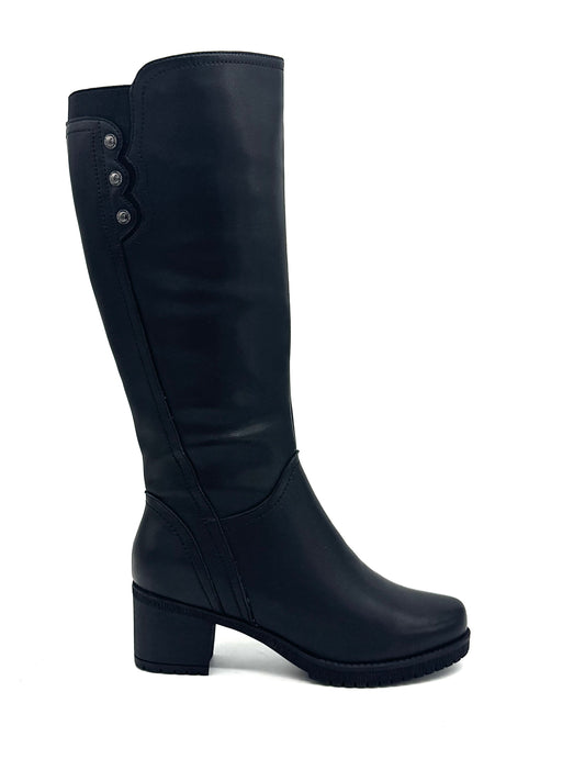 Bonavi 1W25-66 Tall Leather Boot