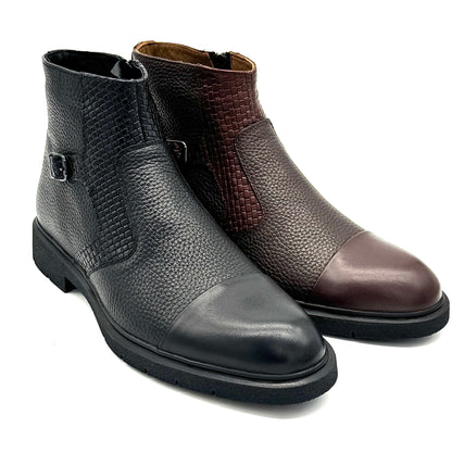 Mastic Sole Monarch BTR-33 Leather Ankle Boot