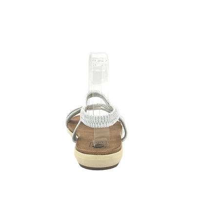 Mastic Soul Alina Rhinestone Strappy Flat Sandal