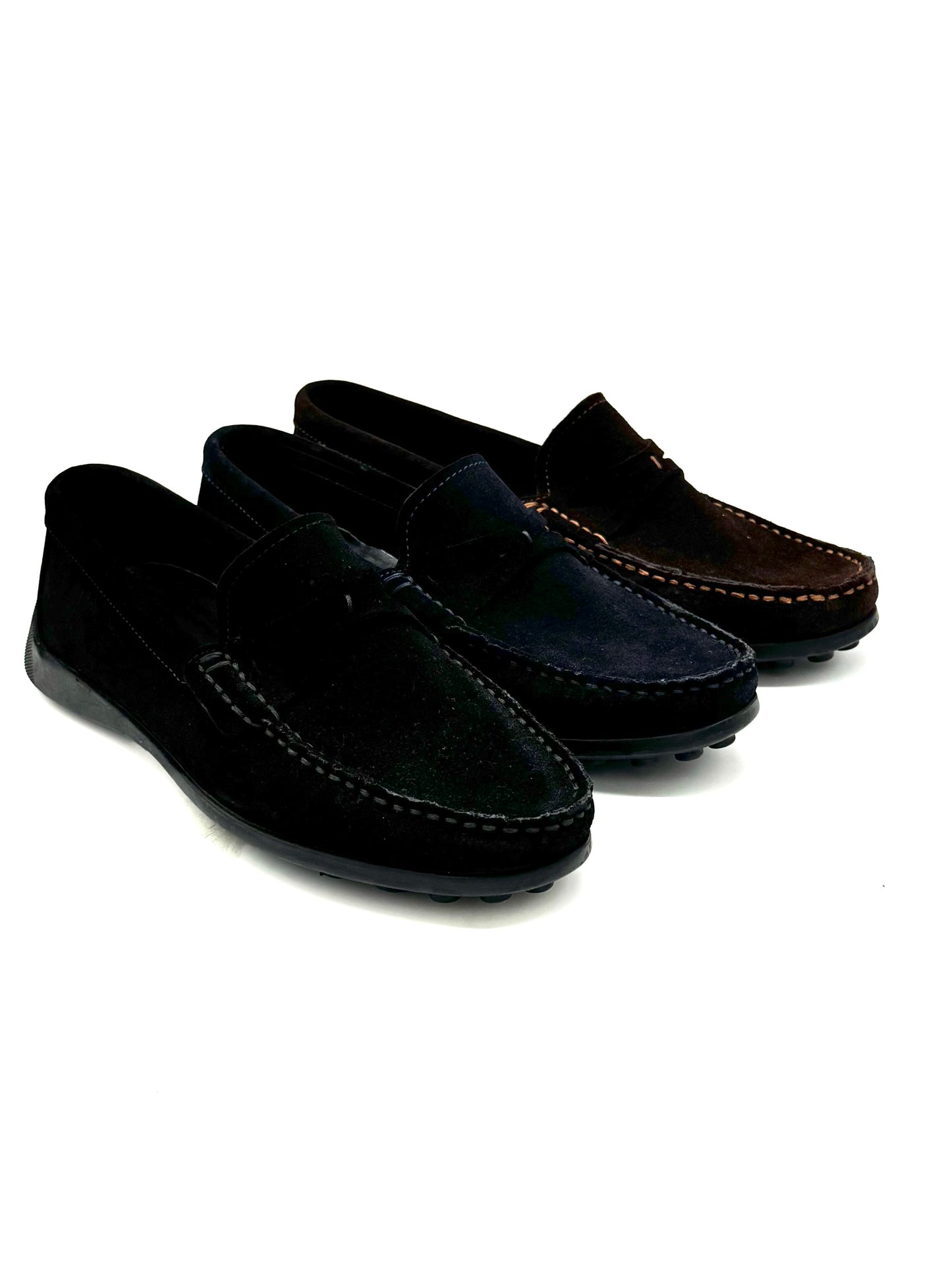 Mastic Sole 2575 – Men’s Classic Suede Driving Loafer